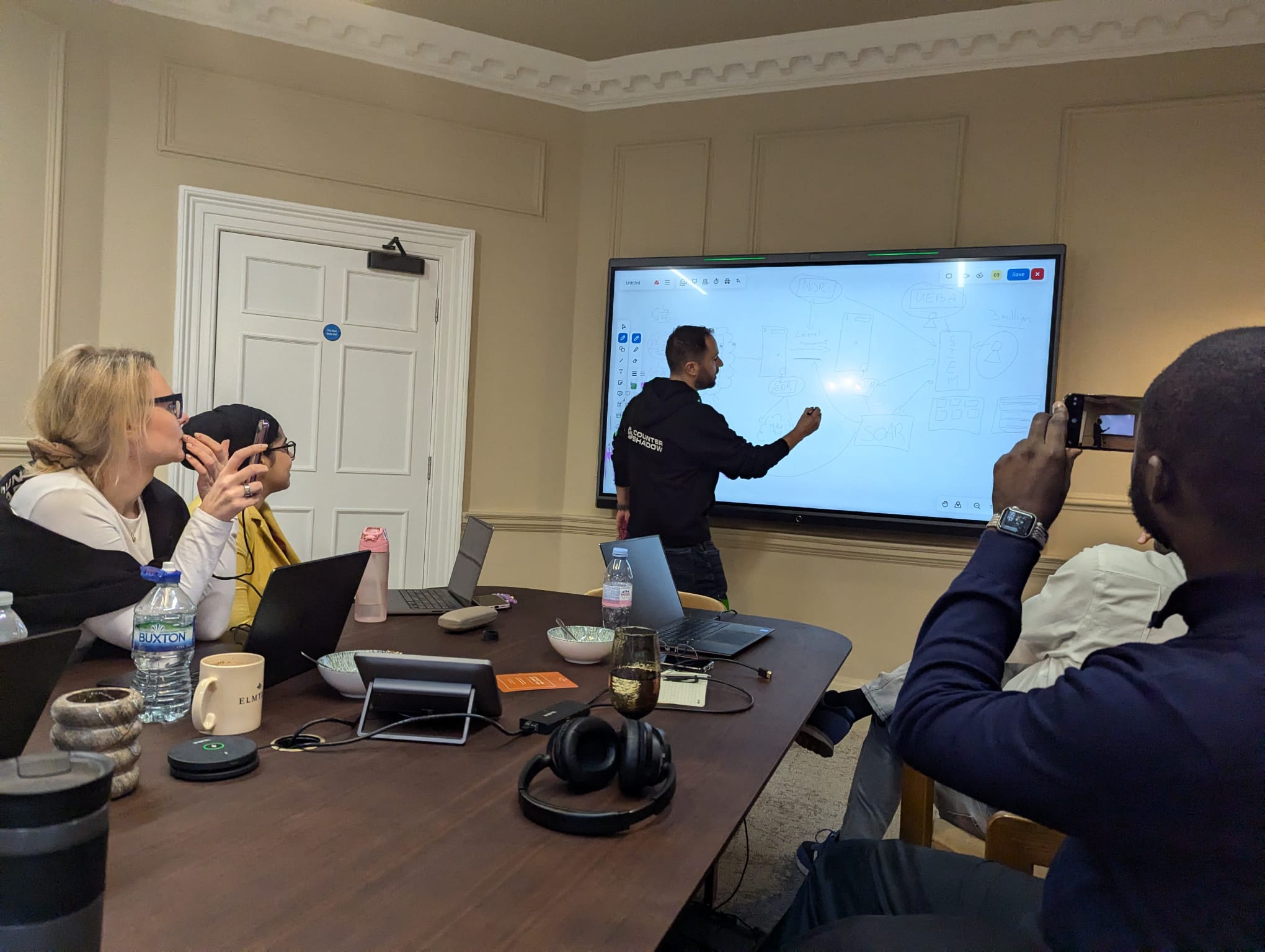 CounterShadow cybersecurity experts working on AI-driven security solutions